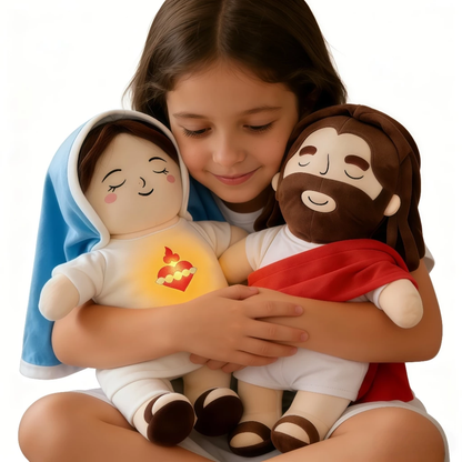 Virgen María - El peluche que abraza con fe y calma el alma
